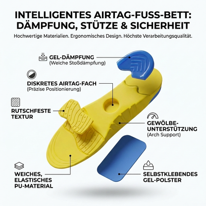 SafeStep Comfort – AirTag-Einlegesohle