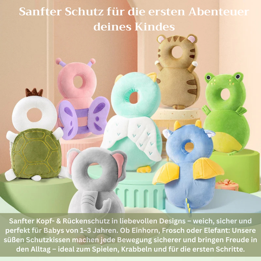 SnuggiSafe™ Babykissen – Kopf- & Rückenschutz für kleine Entdecker
