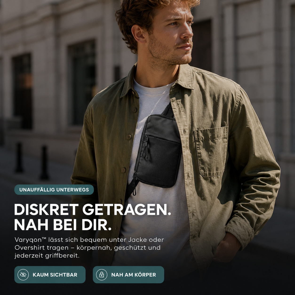 Varyqon™ – Kompakte Sling Bag 2.0