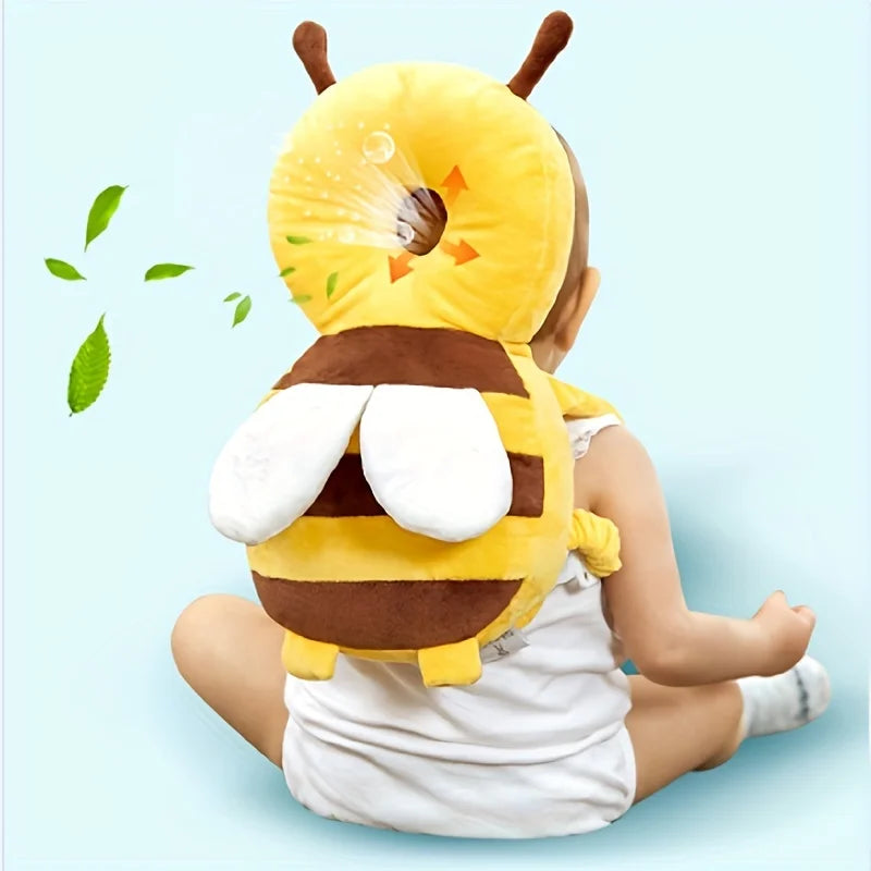 Little Bee Babykissen – Kopf- & Rückenschutz, perfektes Geschenk für kleine Entdecker