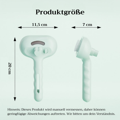 PetSteamBrush - 3-in-1 Sprüh- & Massagebürste für Haustiere